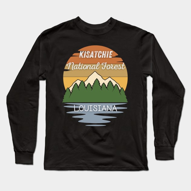 Kisatchie National Forest Louisiana Long Sleeve T-Shirt by Compton Designs